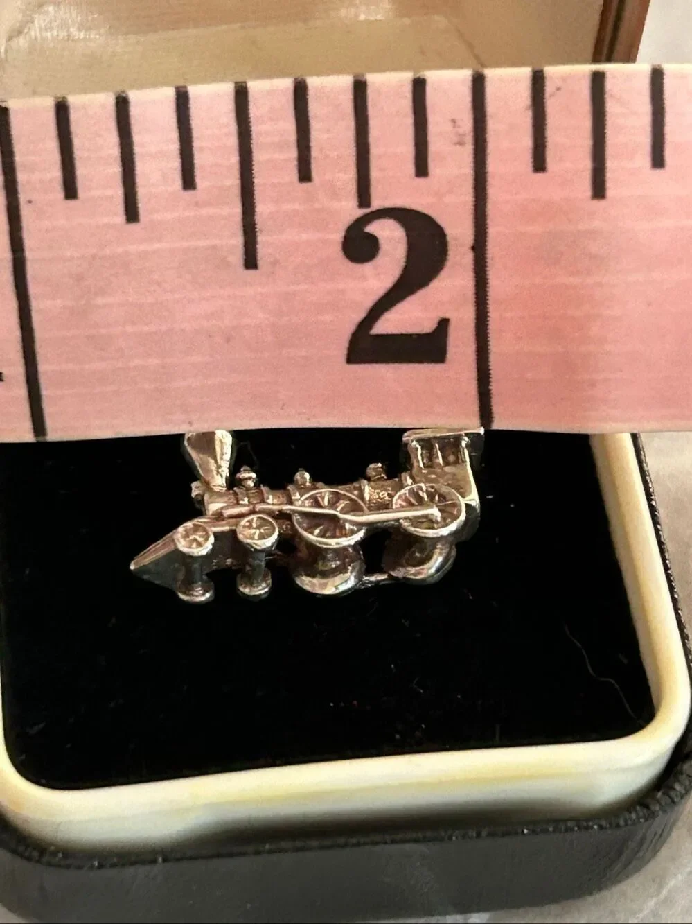 Museum of Fine Arts MFA .925 Sterling Silver Locomotive Train Lapel Pin
